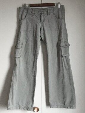 Vintage Y2K Bongo Baggy Cargo Pants - Low Rise Skater Trousers S